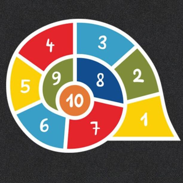 Figurina 2D Melc pentru locuri de joaca, 196x150 cm