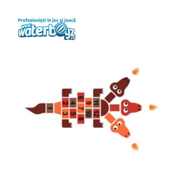 Figurina 2D Dragon pentru locuri de joaca, 480x250 cm