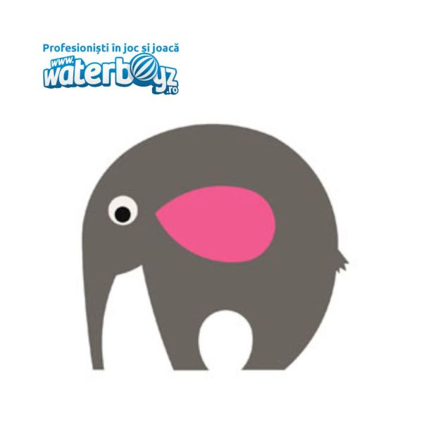 Figurina 2D Elefant pentru locuri de joaca, 100x95 cm