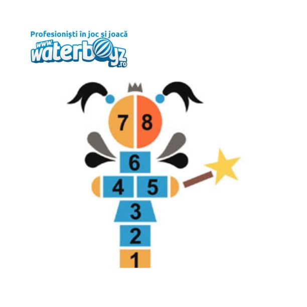 Figurina 2D Zana pentru locuri de joaca, 230x250 cm