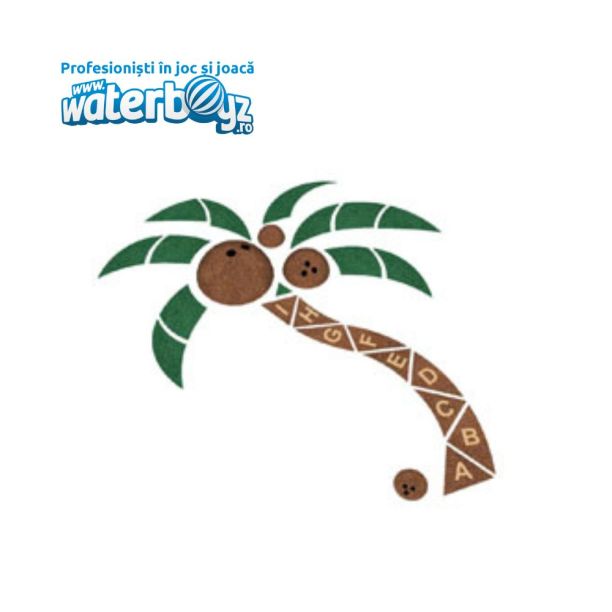 Figurina 3D Palm Tree pentru locuri de joaca, 37x360x420 cm