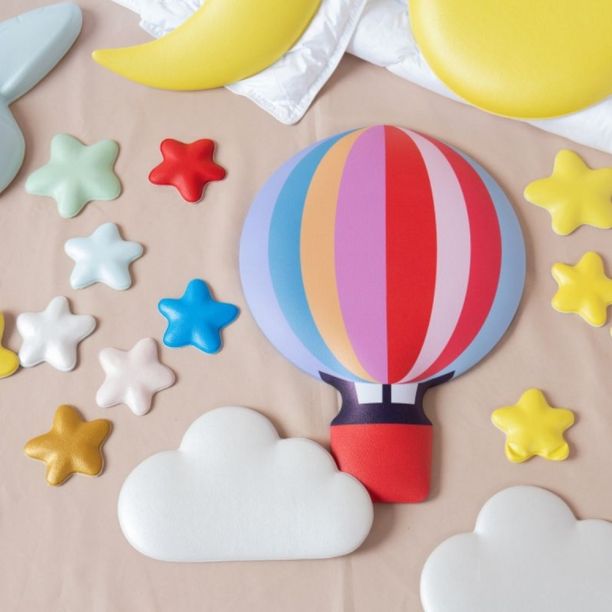 Figurina de perete Soft Play cu burete, model Balloon, pentru locuri de joaca de interior, 3-12 ani
