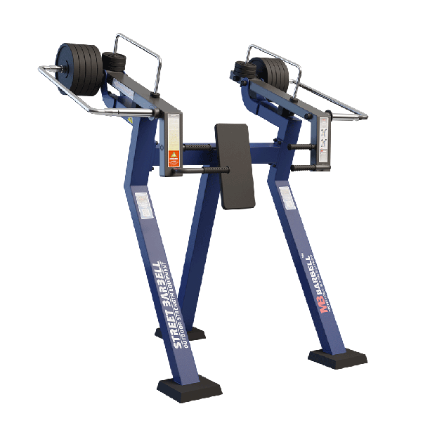 Presa verticala fitness de exterior Standard, 138x209x213 cm, otel