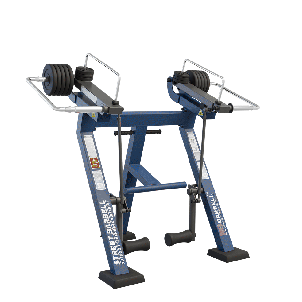 Aparat de fitness pentru flexii si extensii picioare pentru exterior, 132x207x185 cm, otel inoxidabil