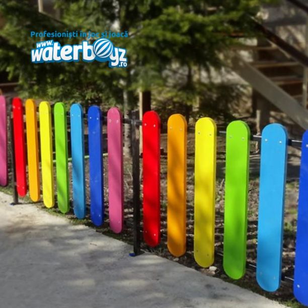 Gard colorat locuri de joaca 80cm