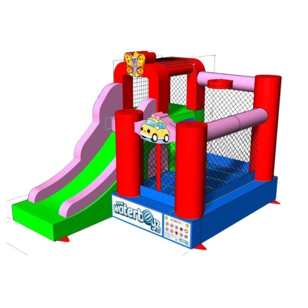 Tobogan gonflabil multifunctional model 10 roz
