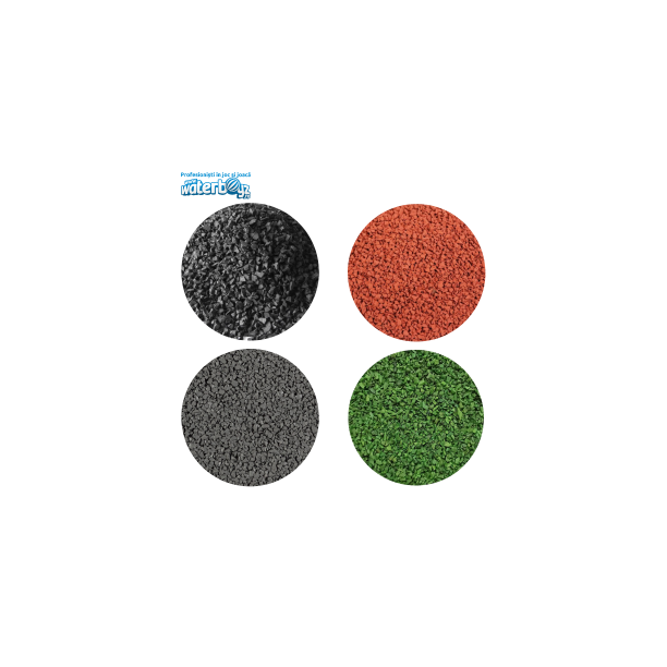 Tartan Turnat din granule cauciuc SBR, grosime 2cm
