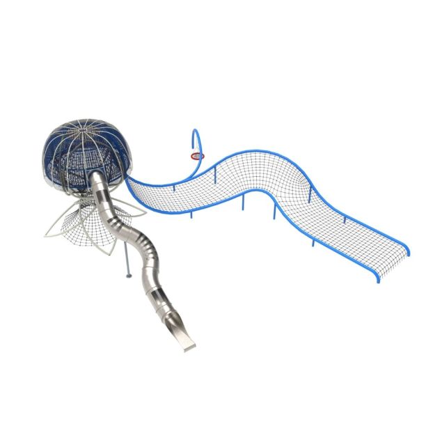 Complex de joaca din metal pentru copii Jelly, exterior, 3-14 ani, 1707x1338x611 cm