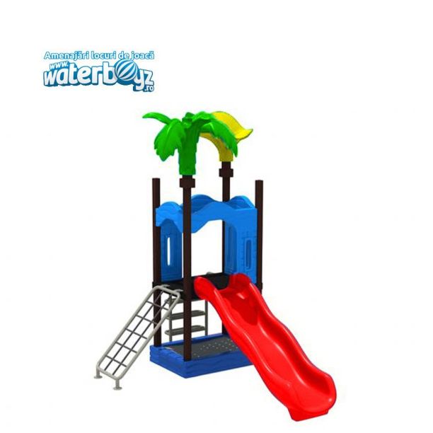 Loc de joaca de exterior pentru copii Economy, 3-12 ani, 150x200x250 cm