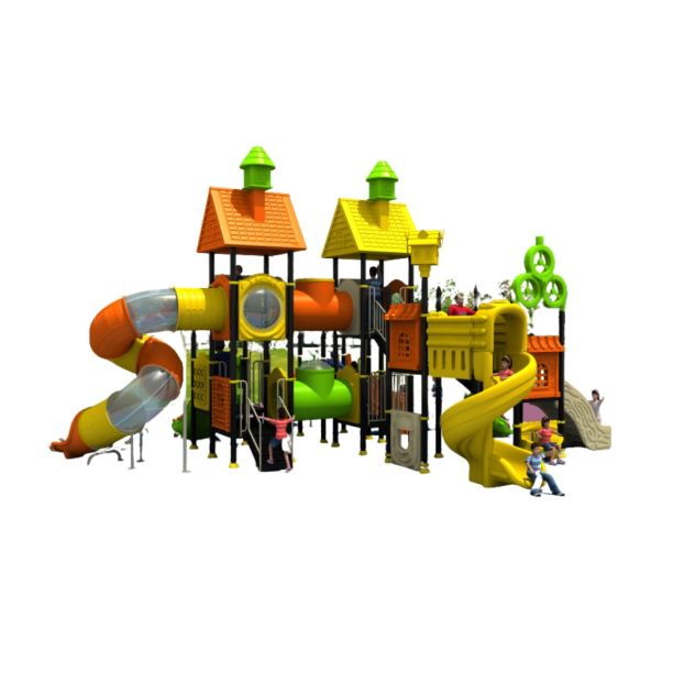 Complex de joaca pentru copii de metal Vila 21, exterior, 1050x970x590 cm