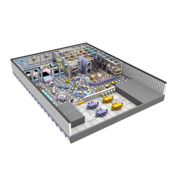 Amenajare completa loc de joaca de interior la cheie FunTastic, 3-12 ani