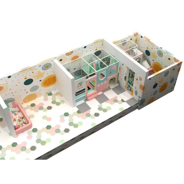 Amenajare completa loc de joaca de interior la cheie Bubbles of Joy, 3-12 ani