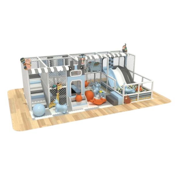 Loc de joaca modular de interior pentru copii Funny Owl, 3-12 ani