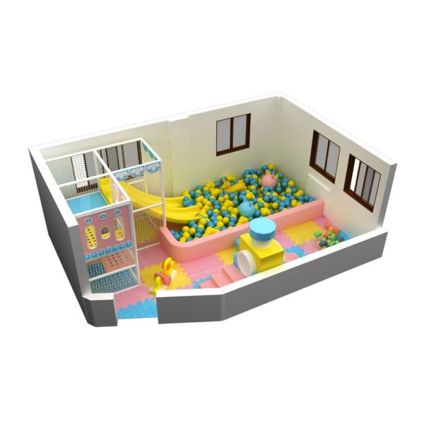 Loc de joaca modular de interior pentru copii Sunshine, 3-12 ani