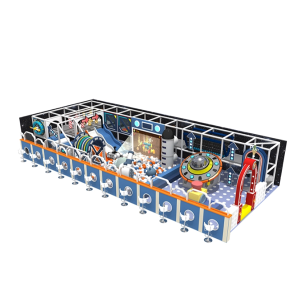 Amenajare completa loc de joaca de interior UFO, 3-12 ani