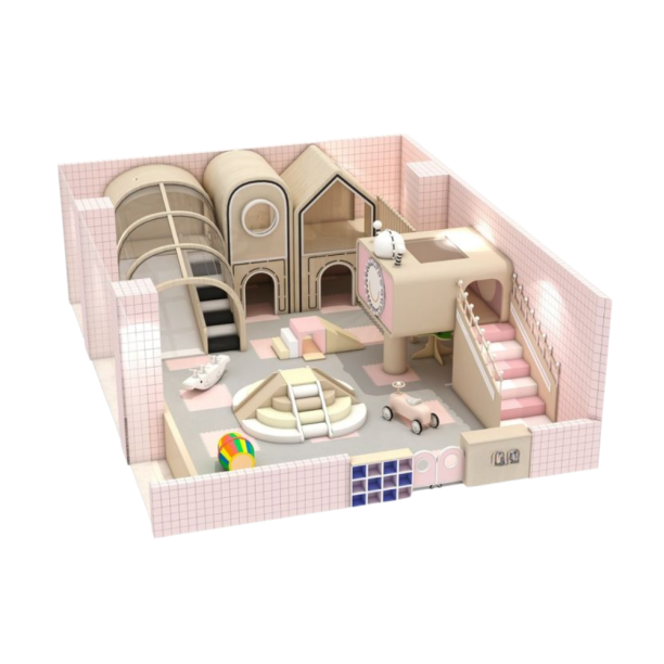 Loc de joaca modular de interior pentru copii Happy Corner, 3-12 ani