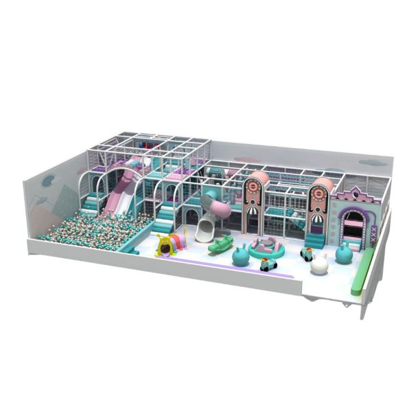 Loc de joaca modular de interior pentru copii Joy Land, 3-12 ani