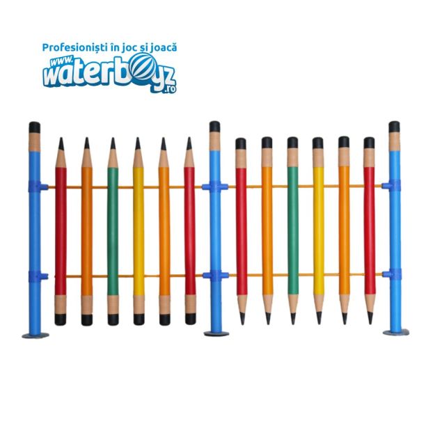 Gard creioane colorate