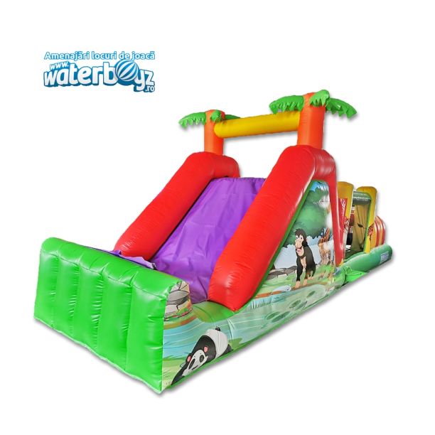 Cursa gonflabila cu obstacole Monkey Race