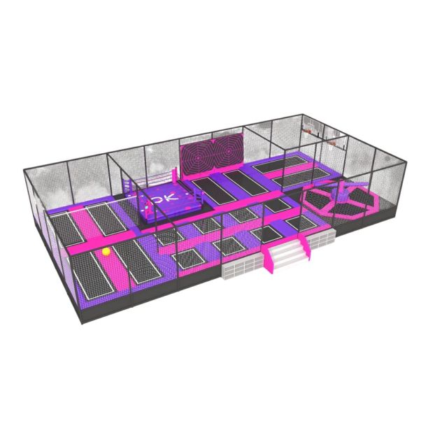 Amenajare la cheie parc de trambuline Model 9, 3-12 ani