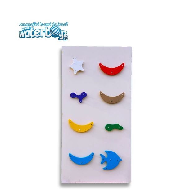 Panou de catarare pentru copii, 3-12 ani, Sea World, 250 cm