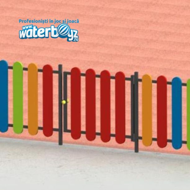 Poarta gard colorat loc de joaca 80cm