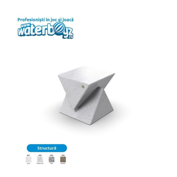 Scaun exterior din beton model 2