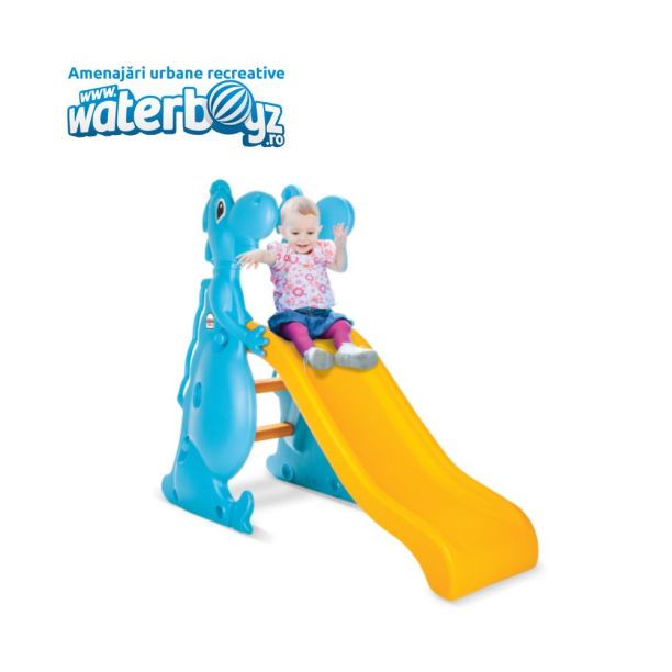 Tobogan de interior pentru copii Dino, + 3 ani