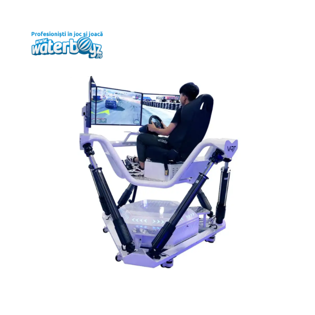 Echipament VR Racing cu 3 ecrane, 230x230x200 cm, 3-12 ani