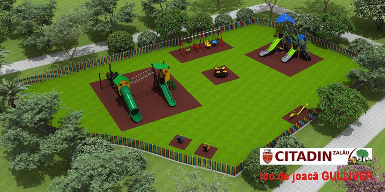 Amenajare complex de joaca exterior Primaria Zalau, Salaj
