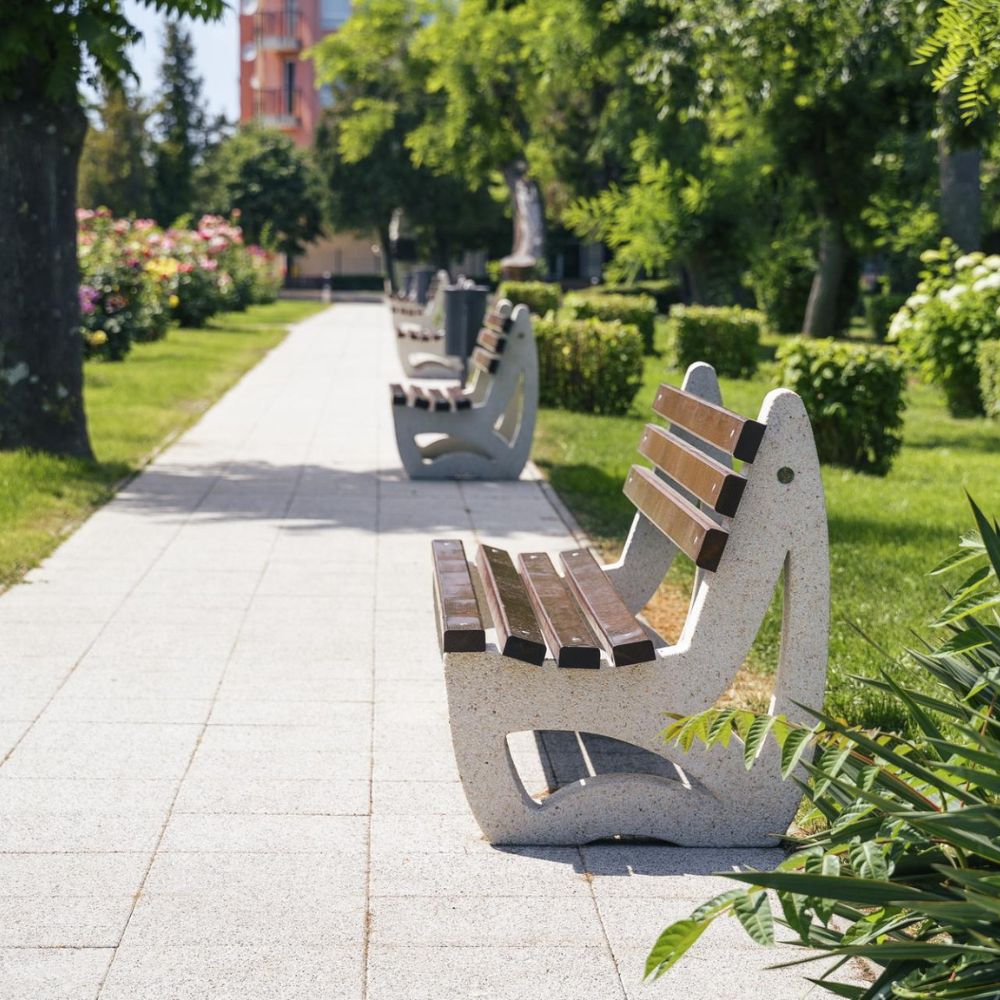 Mobilier urban din lemn, beton sau metal Waterboyz
