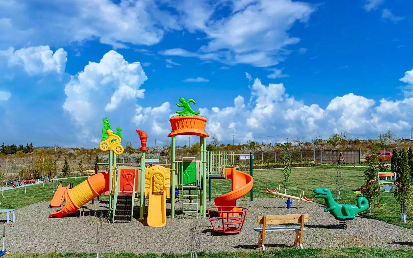 Amenajare complex de joaca exterior Cabana Cercu