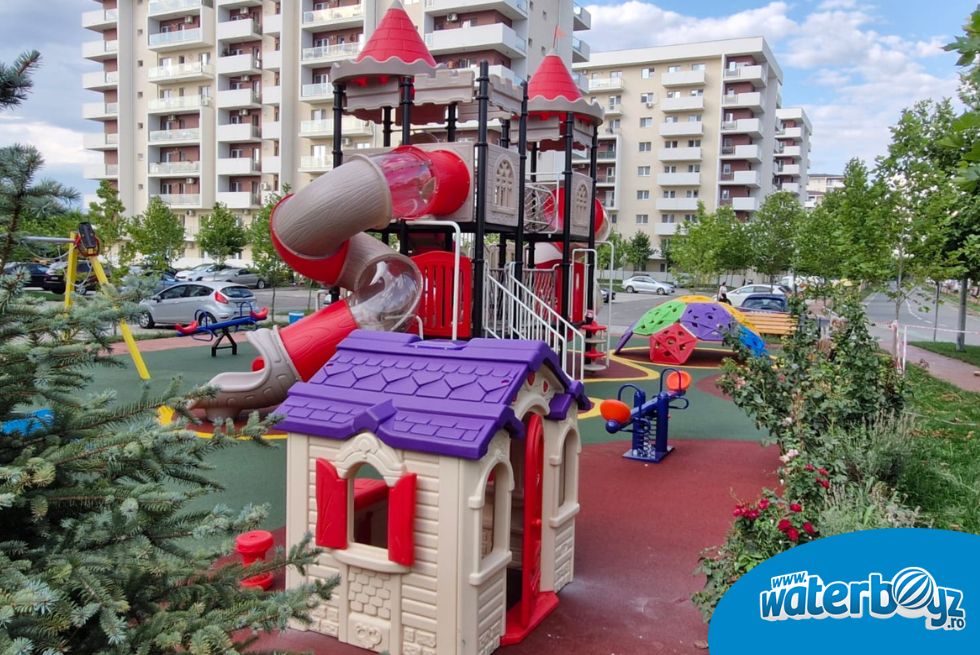 Amenajare loc de joaca de exterior Complex Rezidential Grand Kristal, Bucuresti