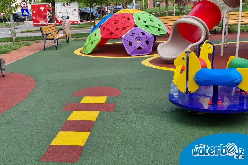 Amenajare loc de joaca de exterior Complex Rezidential Grand Kristal, Bucuresti