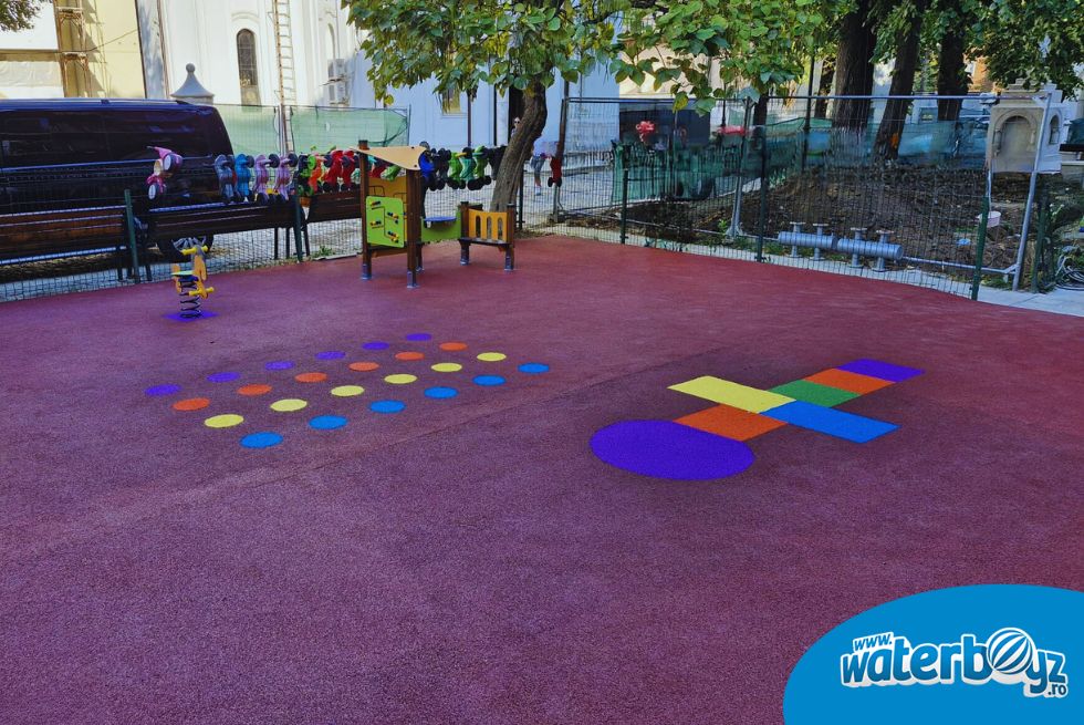 Designing outdoor playground Mavrogheni Kindergarten, Bucharest