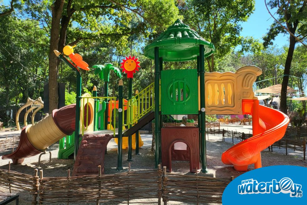 Designing outdoor playground Jurasica Adventure Theme Park, Neptun